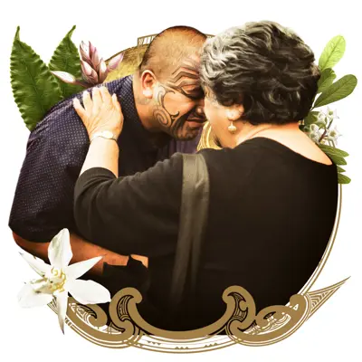 a man and woman with tattoos