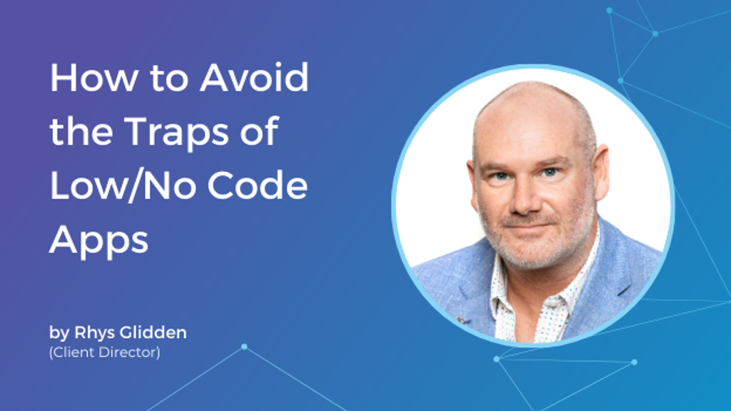 How to avoid the traps of low/no code apps