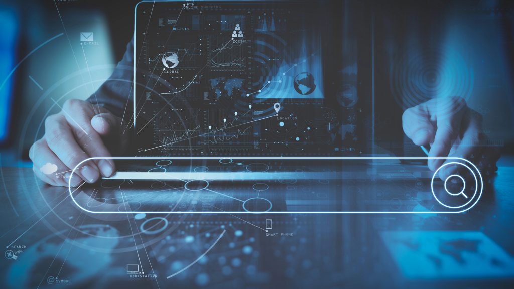 a person using a tablet