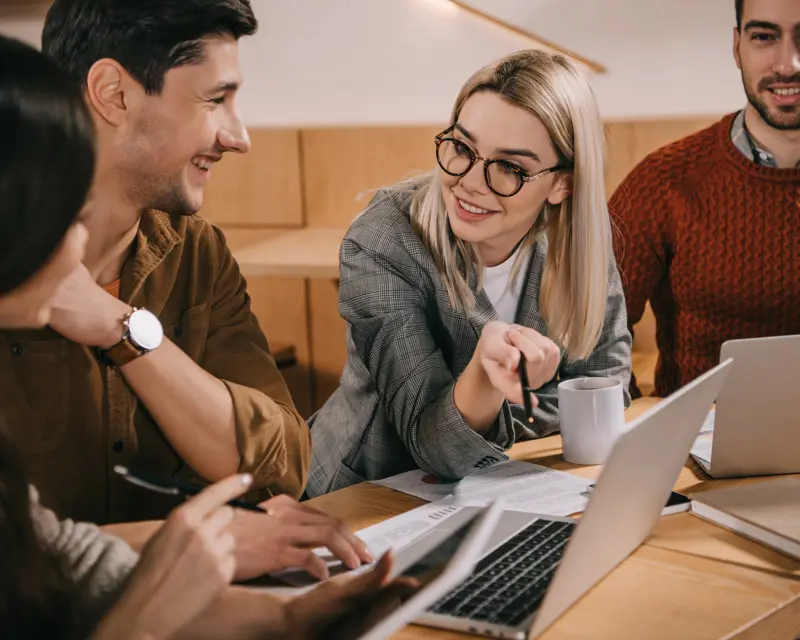 Staff working on a Microsoft Modern Workplace