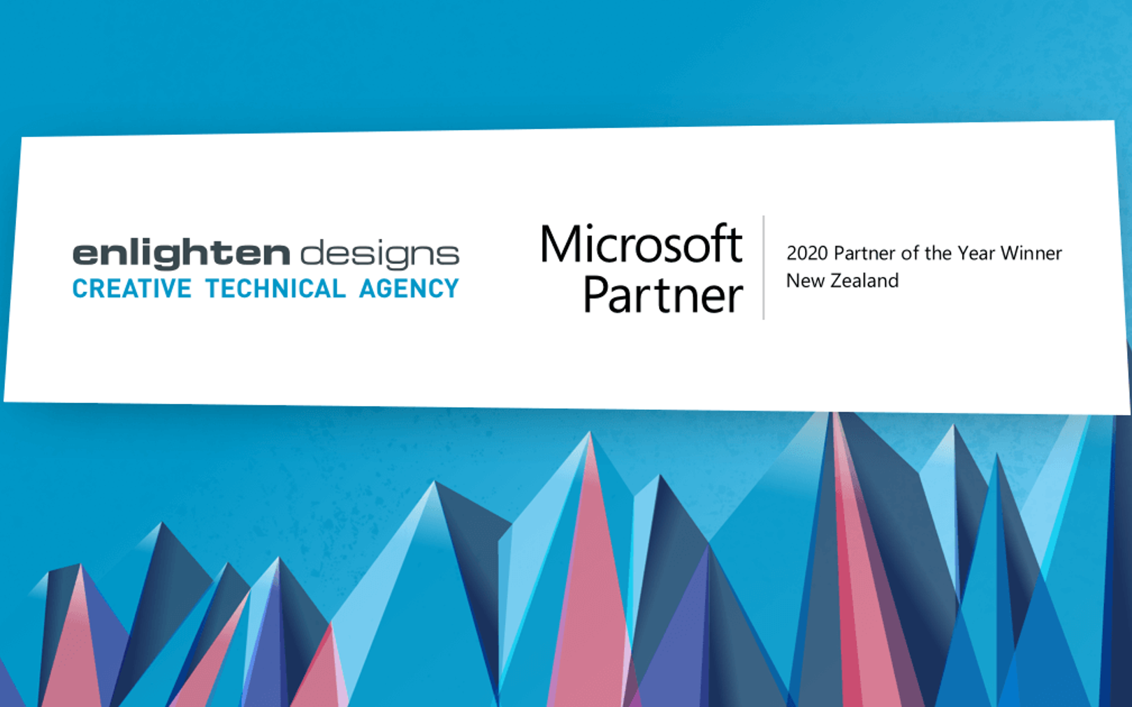 Enlighten Designs wins NZ partner of the year from Microsoft for 2020