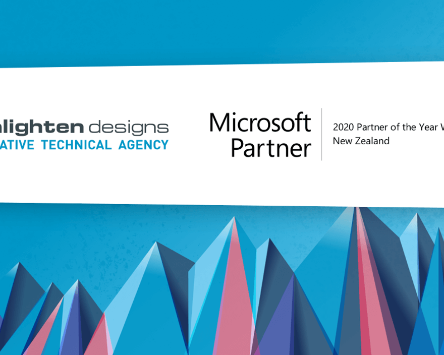 Enlighten Designs wins NZ partner of the year from Microsoft for 2020