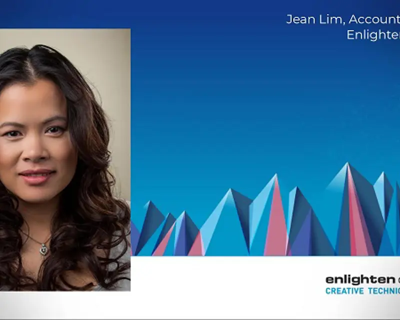 New Enlighten Designs Account Manager Jean Lim 