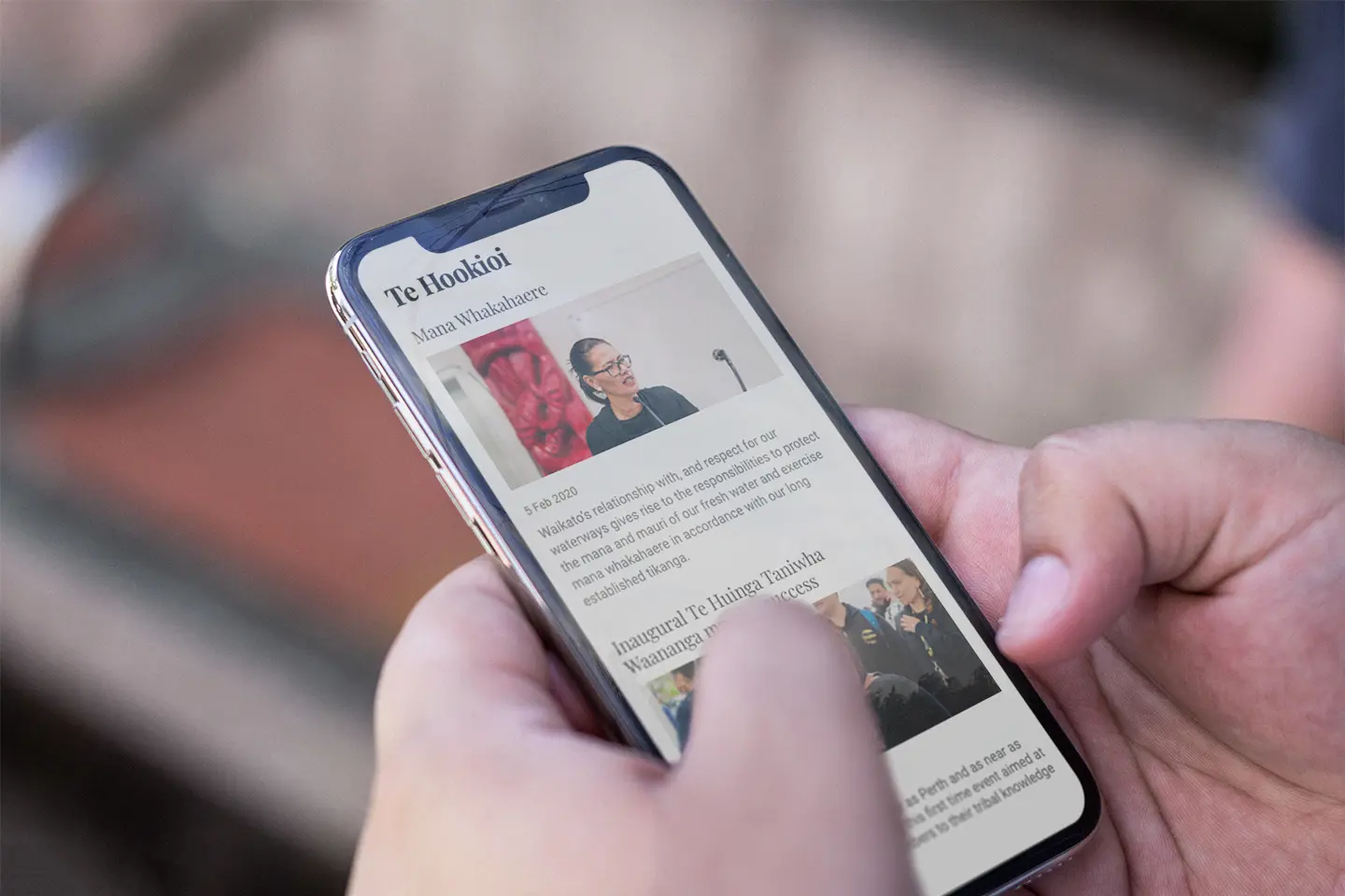 a person holding a cell phone