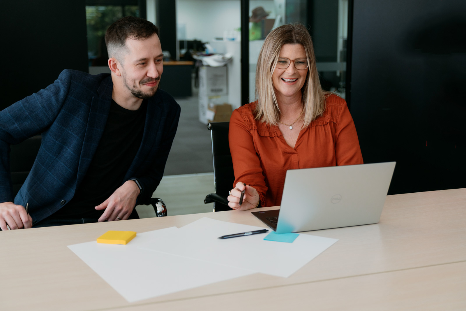 Enlighten team working on client projects