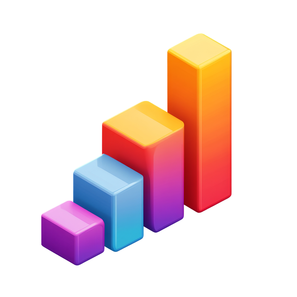 a colorful graph of growth